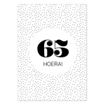 Ansichtkaart | 65 Hoera!