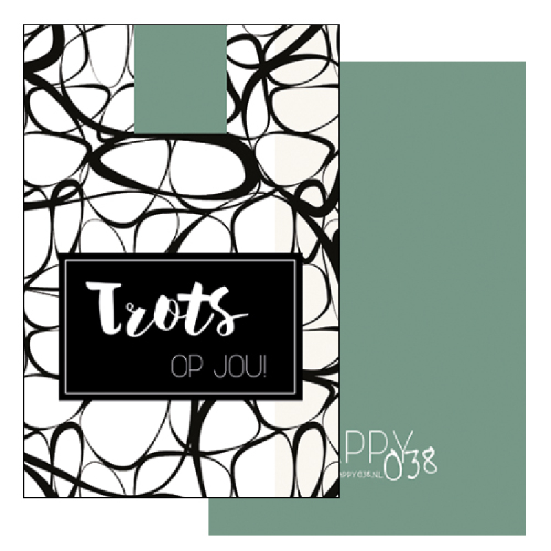 Kadokaartje: Trots op jou!