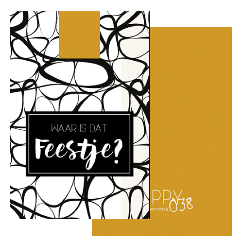 Kadokaartje: Waar is dat feestje?