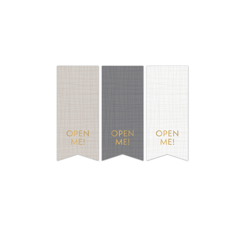 Sluitsticker | Vaantjes|Open me | 10 stuks