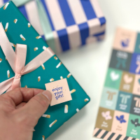 Stickervel | Feest | Groen