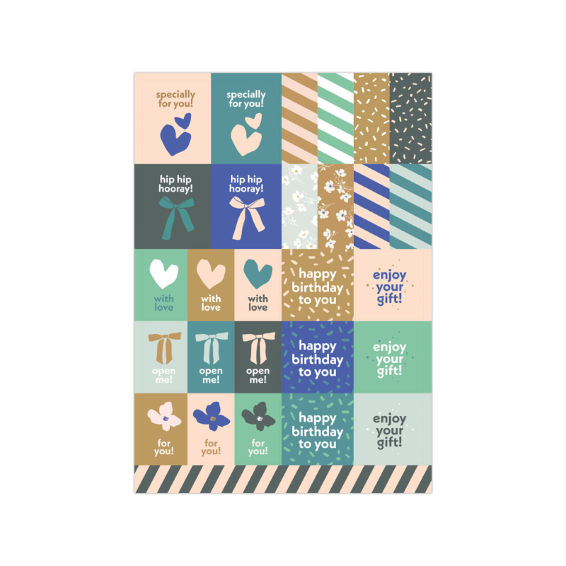 Stickervel | Feest | Groen