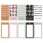 Kadolabel | Line art | 5 stuks