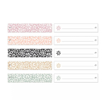 Kadolabel | Flowers Ribbon | 5 stuks