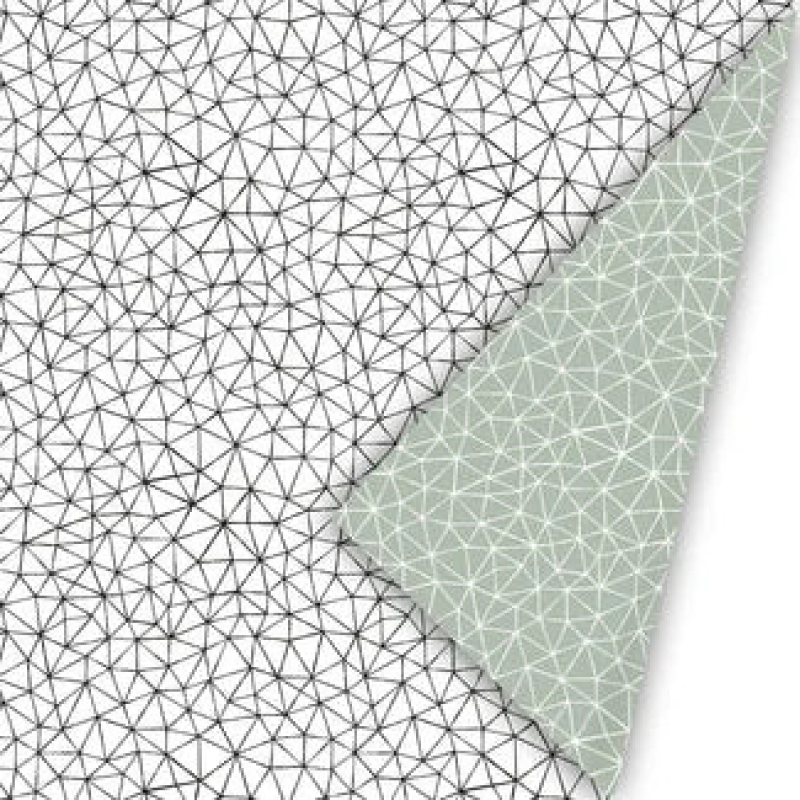 Inpakpapier | 50cm | 3M | zwart - salie