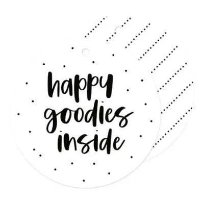 Kadolabel | Happy goodies inside