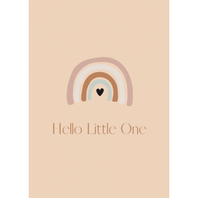 Ansichtkaart Hello little one