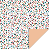 Kadozakje | Small confetti - peach | S 7x13cm | 5 stuks