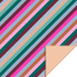 Kadozakje | Multi stripes - peach | M 12x19cm