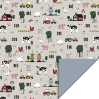 Kadozakje | Farm - Ice blue | L 17x25 cm | 5 stuks