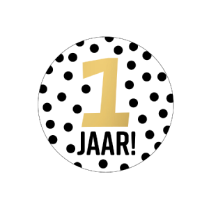 Sluitsticker | 1 jaar | 10 stuks