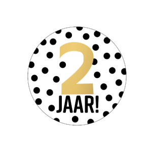 Sluitsticker | 2 jaar | 10 stuks