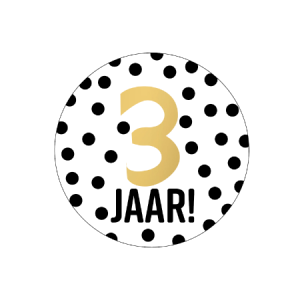 Sluitsticker | 3 jaar | 10 stuks