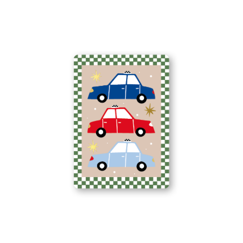 Kadokaartje A7 | Auto’s | Goudfolie