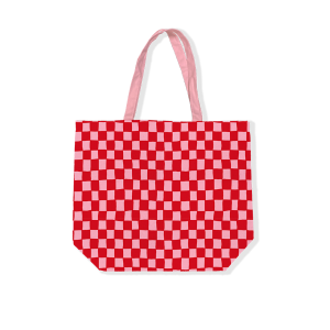 Canvas Tas | Roze/rood