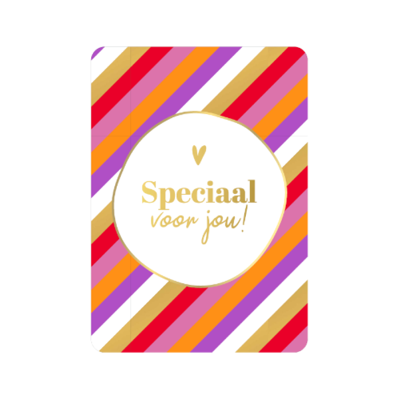 Postkaart | Speciaal voor jou | goudfolie