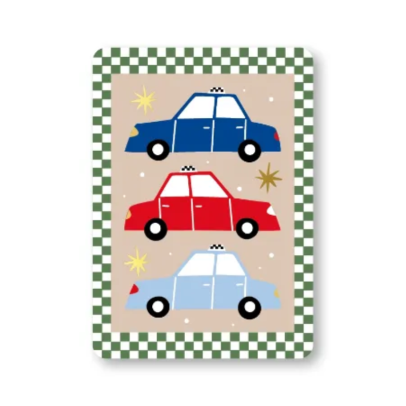 Postkaart | Auto’s | goudfolie