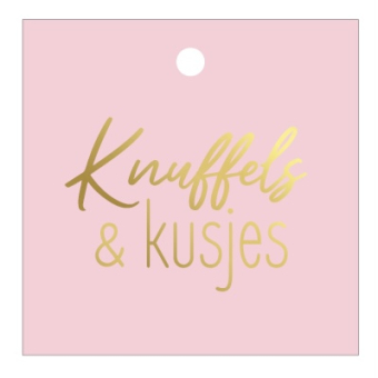 Kadolabel | Knuffels & kusjes