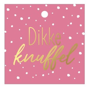 Kadolabel | Dikke knuffel