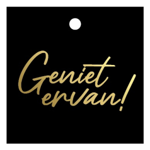 Kadolabel | Geniet ervan