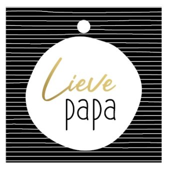 Kadolabel | lieve papa