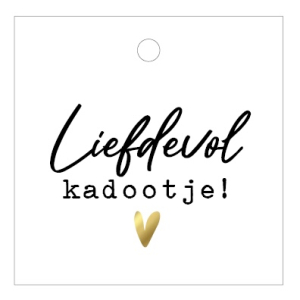 Kadolabel | Liefdevol kadootje 