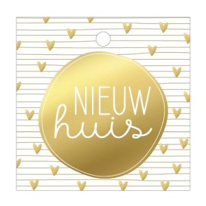 Kadolabel | Nieuw huis