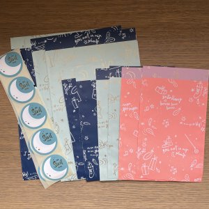 Inpakset | Sinterklaas | 10 kadozakjes & 10 stickers