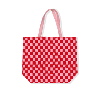 Canvas Tas | Roze/rood