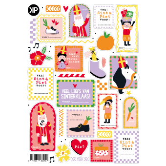 Stickervel | Pietenfeest