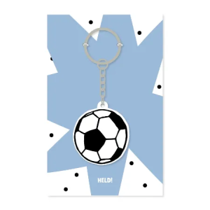 Sleutelhanger | Voetbal | Inclusief Kaartje ‘Held’
