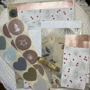 Inpakset | kerst | Kadozakjes, stickers & krullint