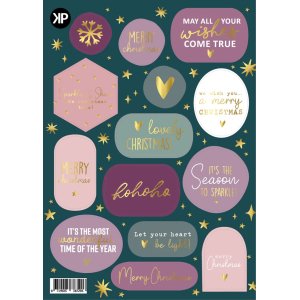 Stickervel | Kerst | Merry christmas