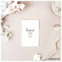 Mini kaart | Hoera! Een baby