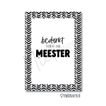 Postkaart | Bedankt voor dit jaar meester