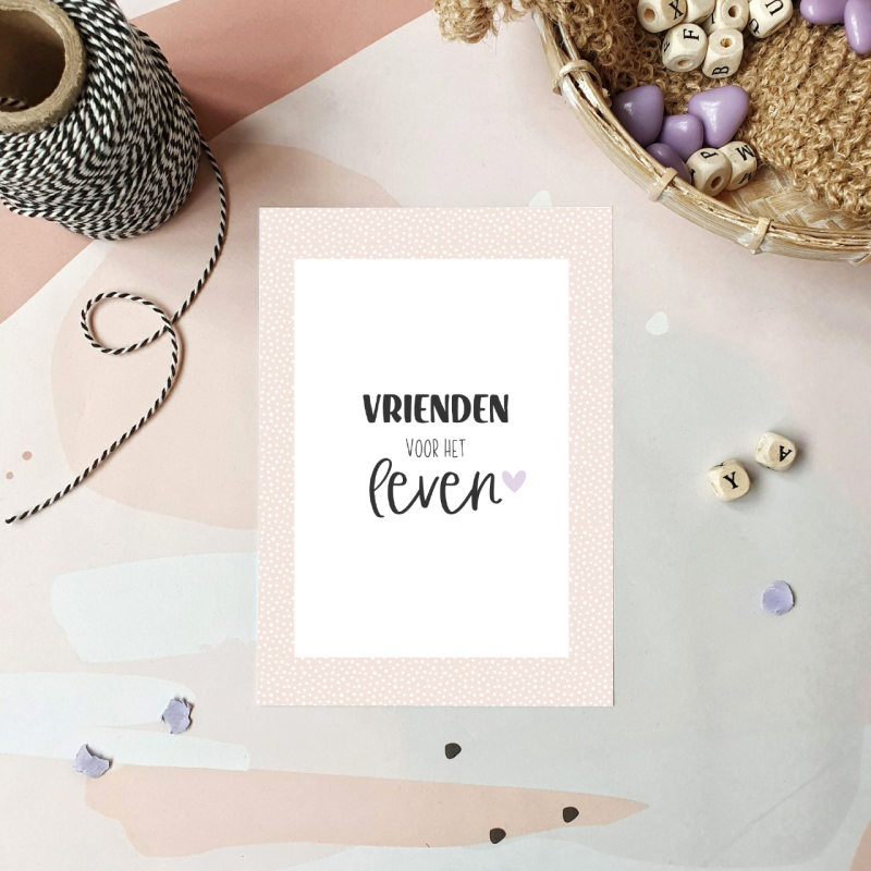 Ansichtkaart | Vrienden voor het leven