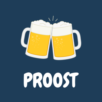 Wenskaart | Proost