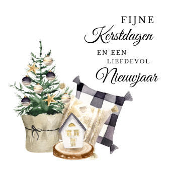 Wenskaart | Fijne Kerstdagen en een liefdevol nieuwjaar  