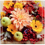 Wenskaart | Herfstbloemen