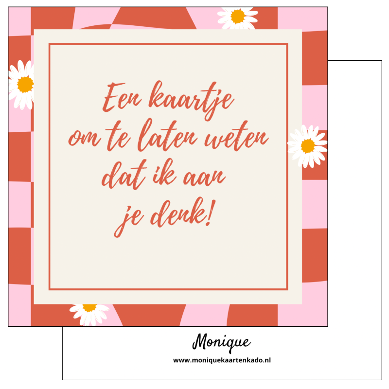 Wenskaart | dat ik aan je denk