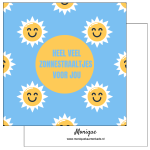 Wenskaart | Heel veel zonnestraaltjes voor jou