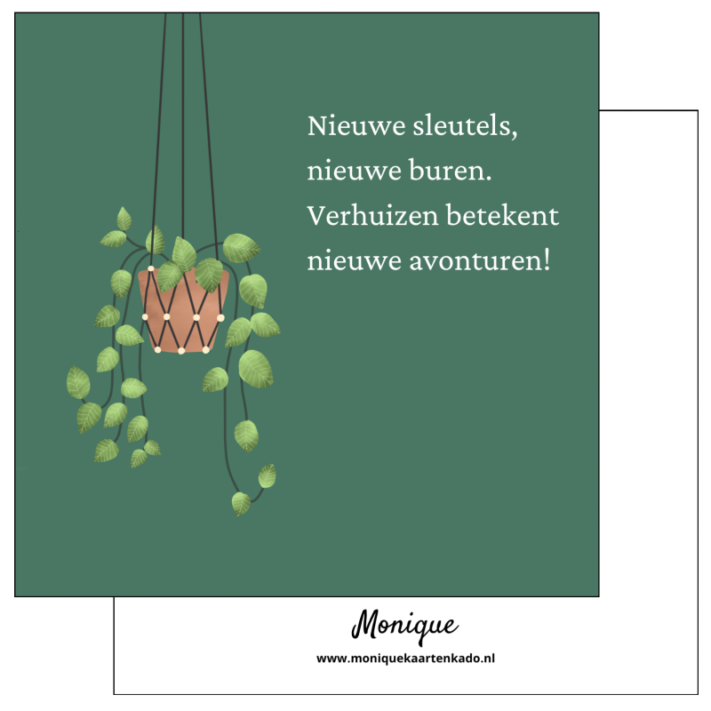 Wenskaart | Nieuwe sleutels 