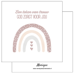 Wenskaart | Een teken van trouw God zorgt voor jou