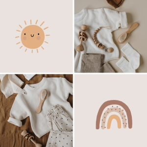 Wenskaart | collage geboorte Wenskaart | collage geboorte