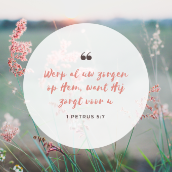 Wenskaart | Werp al uw zorgen op Hem