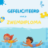 Wenskaart | Gefeliciteerd zwemdiploma | zwembad