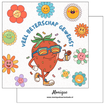 Wenskaart | Veel beterschap gewenst 