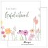 Wenskaart | Van harte gefeliciteerd | aquarel bloemen