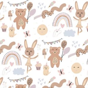 Inpakpapier | 3 vellen | Kinderen meisjes | 50 x 70 cm