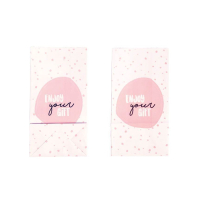 Blokbodemzak M | Enjoy your gift | 14 x 8 x 26 cm